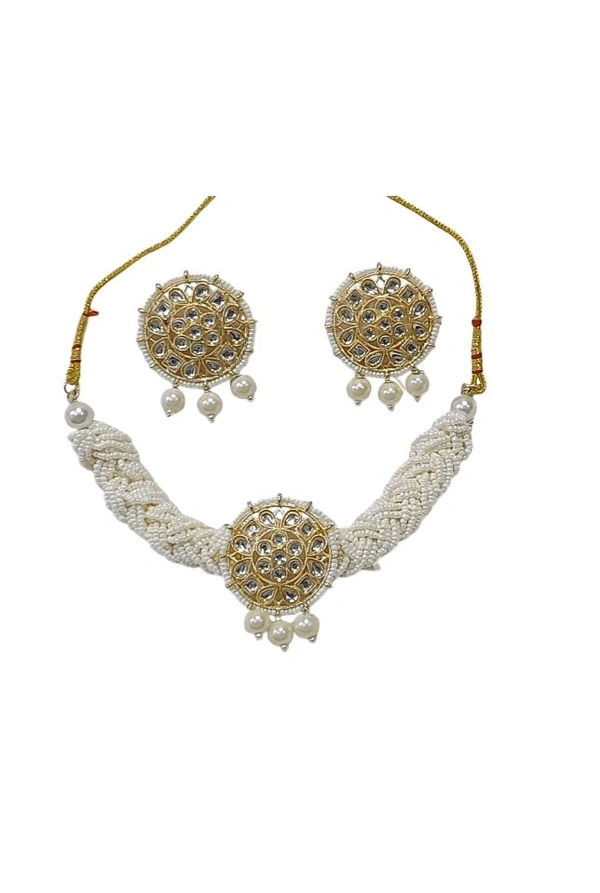 Orignal Kundan And Puls Nackles With Matha Patti