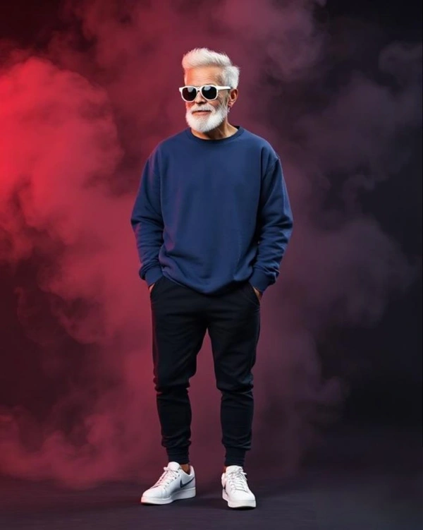 Navy Sweatshirt - XXL