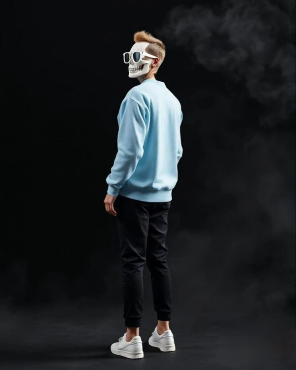 Baby Blue Sweatshirt - XL