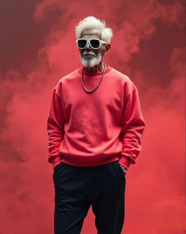 Coral Sweatshirt - M