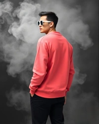 Coral Sweatshirt - M