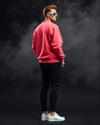 Coral Sweatshirt - M
