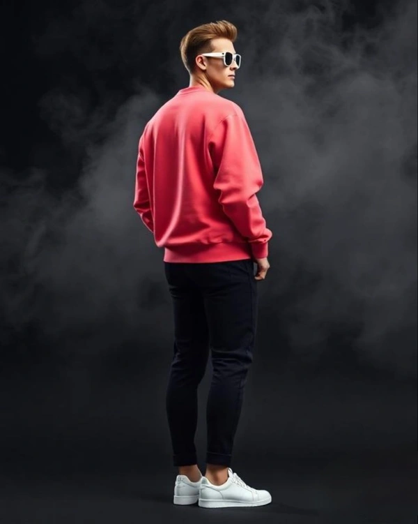 Coral Sweatshirt - M
