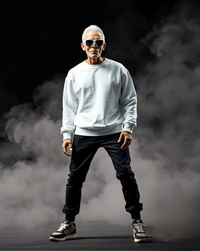 White Sweatshirt - XL