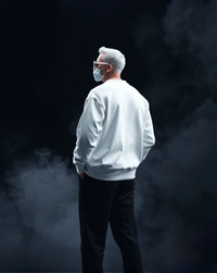White Sweatshirt - XXL