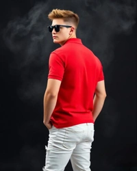 Brick Red Polo Tshirt - XL