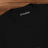 Voilence Printed Black Sweatshirt - M