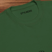 Voilence Printed Green Sweatshirt - L
