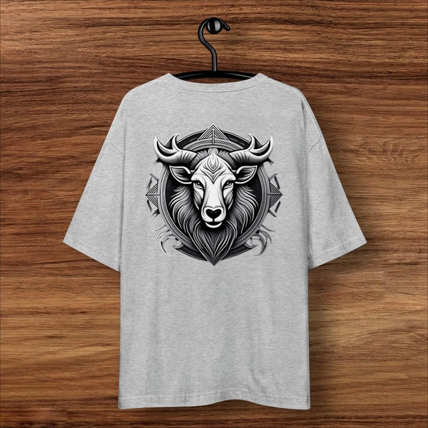 Unisex Oversized Grey Tshirt - XXL