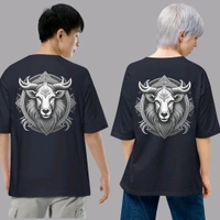 Unisex Oversized Navy Tshirt - M