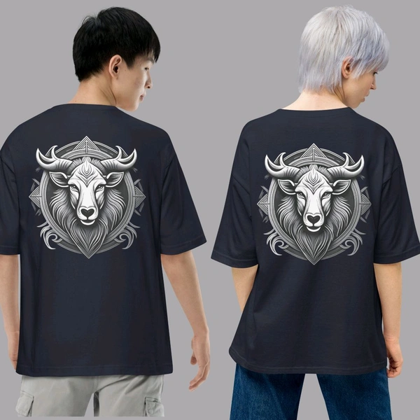 Unisex Oversized Navy Tshirt - XL