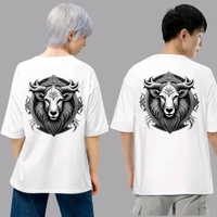 Unisex Oversized White Tshirt - M