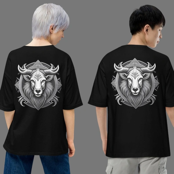 Unisex Oversized Black Tshirt - L