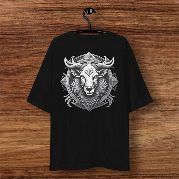 Unisex Oversized Black Tshirt - XXL