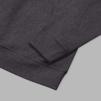 Devil Word Stylish Grey Sweat Hoodie - L
