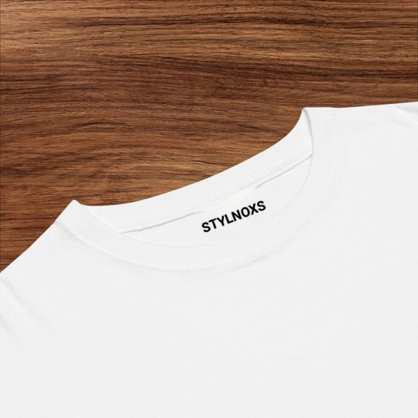 Devil Word Stylish White Oversize Tshirt  - XL