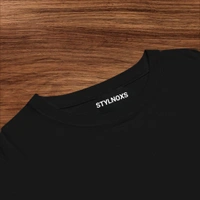 Devil Word Stylish Black Oversize Tshirt - XXL