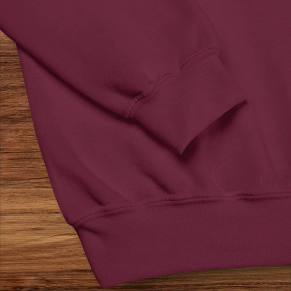Ghost Mask Printed Stylish Unisex Maroon Sweatshirt - XXL