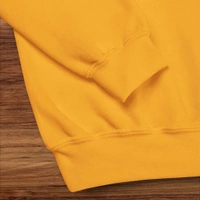 Ghost Mask Printed Stylish Unisex Golden Yellow Sweatshirt - L