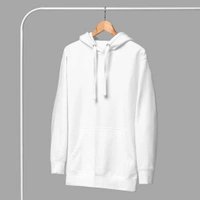 Ghost Mask Printed Stylish Unisex White Sweat Hoodie - L
