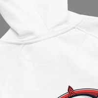 Ghost Mask Printed Stylish Unisex White Sweat Hoodie - L
