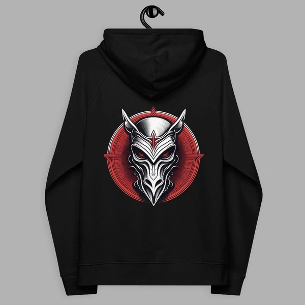 Ghost Mask Printed Stylish Unisex Black Sweat Hoodie - XL