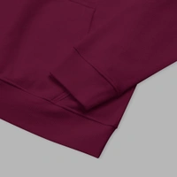 Ghost Mask Printed Stylish Unisex Maroon Sweat Hoodie - L