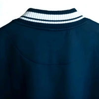 Stylish Navy Blue Varsity Jacket - L