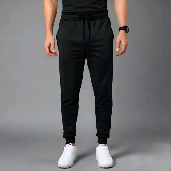 Stylish Unisex Black Joggers - XXL