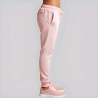 Stylish Unisex Light Pink Joggers - L