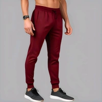 Stylish Unisex Maroon  Joggers - XXL