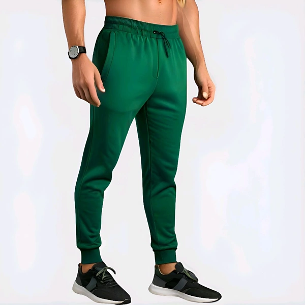 Stylish Unisex Green  Joggers - M