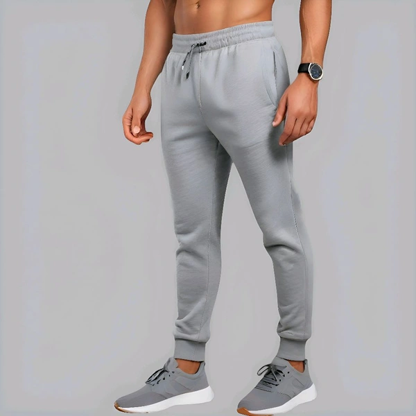 Stylish Unisex Grey  Joggers - M