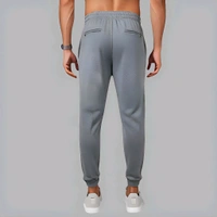 Stylish Unisex Grey  Joggers - M