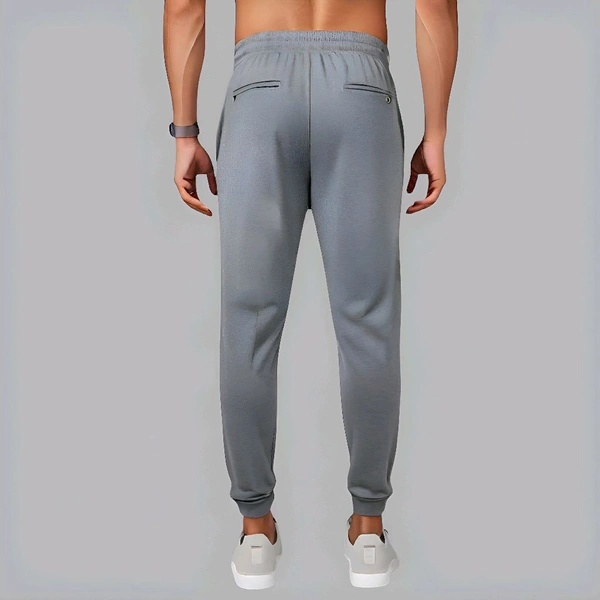 Stylish Unisex Grey  Joggers - M