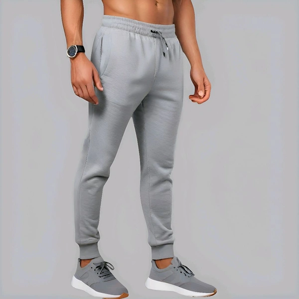 Stylish Unisex Grey  Joggers - M