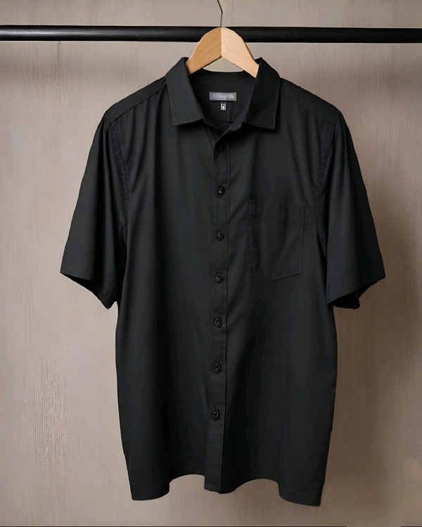 Classical Stylish Unisex Oversized Shirt - Navy, XXL