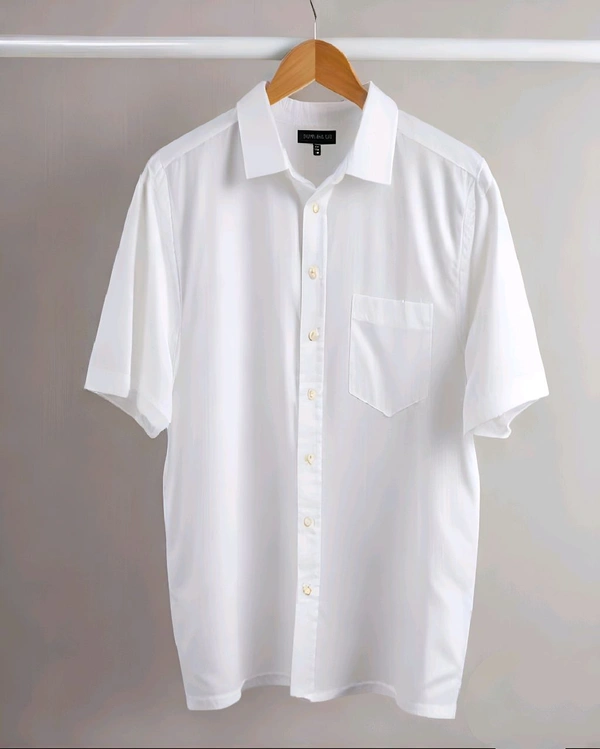 Classical Stylish Unisex Oversized Shirt - White, L