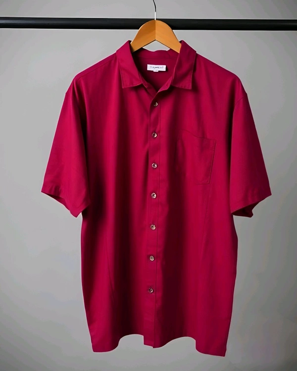 Classical Stylish Unisex Oversized Shirt - Navy, 3XL