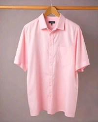 Classical Stylish Unisex Oversized Shirt - Light Pink, S