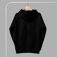 Unisex Classical Stylish Black Hoodie - XXL