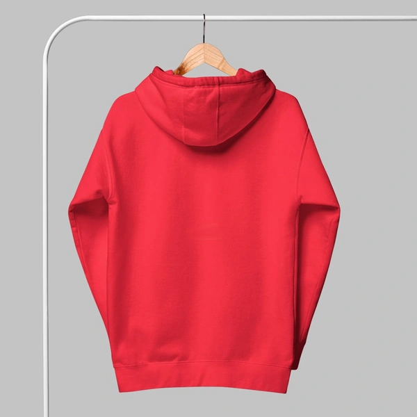 Unisex Classical Stylish Red Hoodie - XL