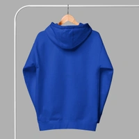 Unisex Classical Stylish Royal Blue Hoodie - L