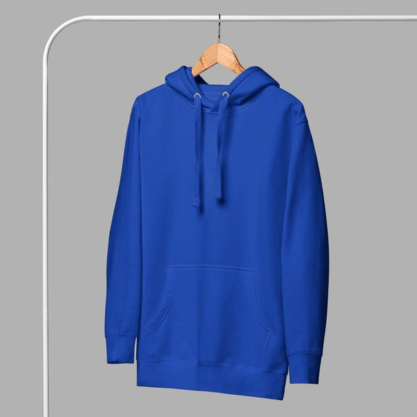 Unisex Classical Stylish Royal Blue Hoodie - 3XL