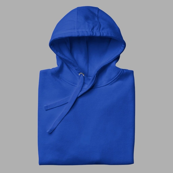 Unisex Classical Stylish Royal Blue Hoodie - 3XL