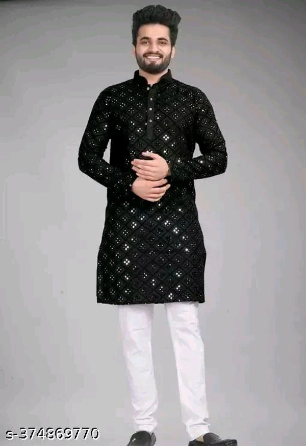 Men Kurta - Maroon, XXL