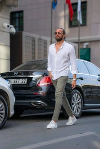 Stylish Formal Full Sleeve Shirt - M