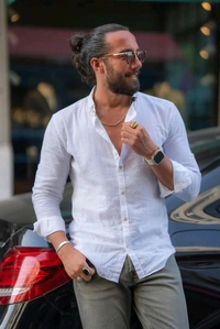 Stylish Formal Full Sleeve Shirt - L
