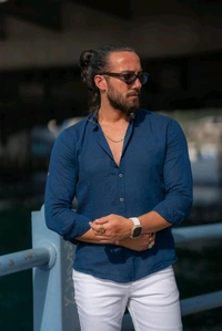 Stylish Formal Full Sleeve Shirt - S