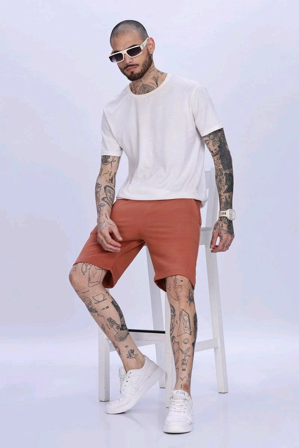 Stylish Leighweight Qick dry Elegant Solid Shorts - S
